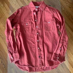 Taylor Stitch Men’s Red long sleeve button-up